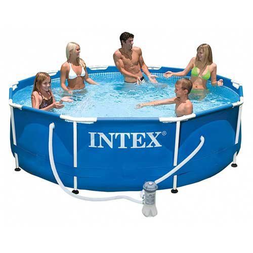 Pool frame Intex + filter pump 28212NP 336x76 cm