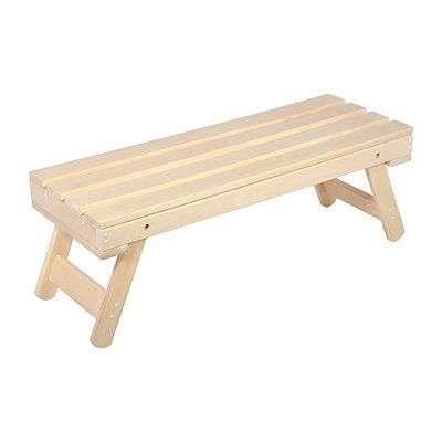 Bench folding Bath Tricks linden 120x44x43 cm 33247