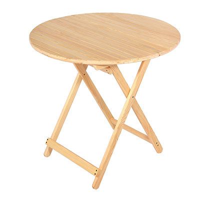 Folding table Bath Stuff big round pine 80x80x75 cm 32187