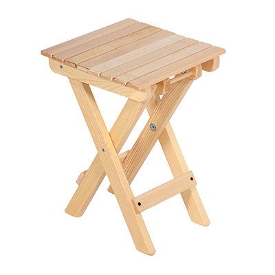 Folding stool polished Bath Stuff 3597