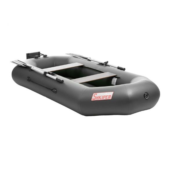 Boat PVC under the motor, with an inflatable bottom Tonar Skipper A280NT (gray)