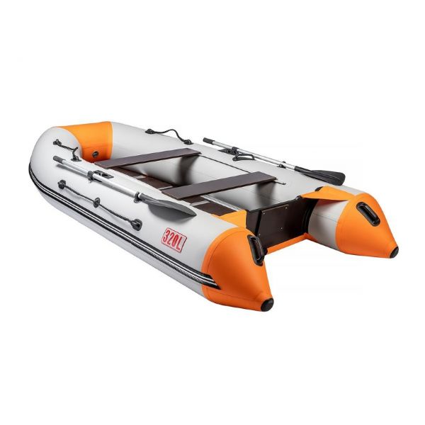 PVC boat for motor Tonar Altai 320L (orange-white)