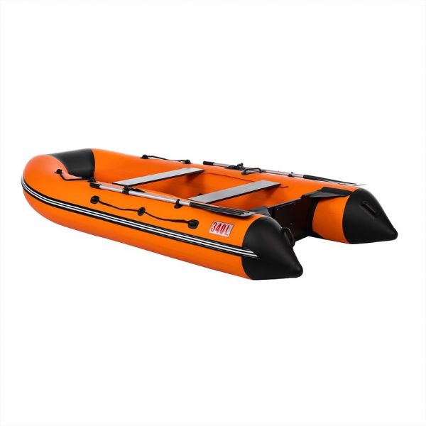 PVC boat for motor Tonar Altai 340L (orange-black)