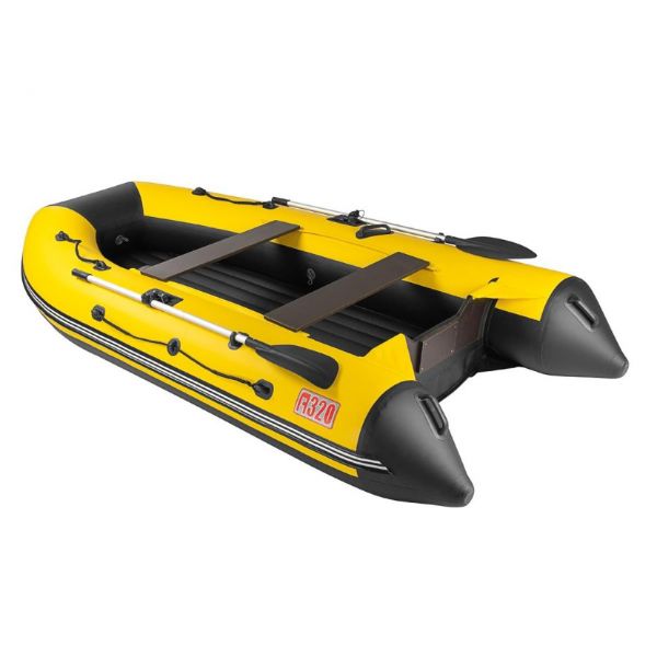 Boat PVC under the motor, with an inflatable bottom Tonar Altai A320 (yellow-black)