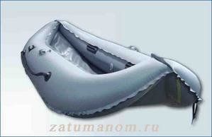 Inflatable boat Leader Compact-260 rowing