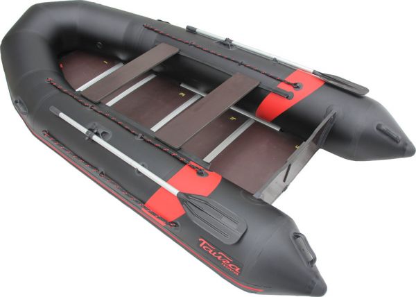 Inflatable boat Leader Taiga Nova-340 Kiel (black/red)